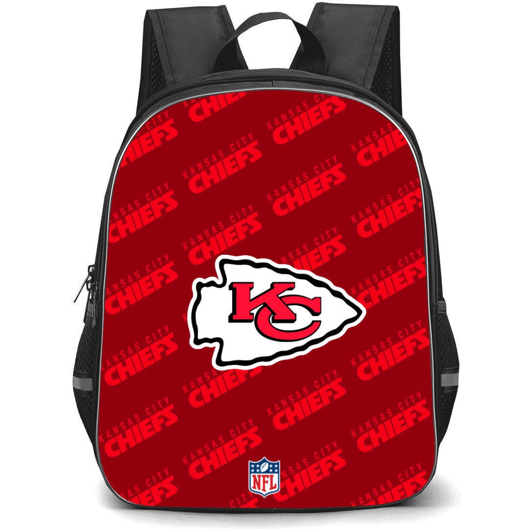 NFL Kansas City Chiefs Backpack StudentPack - Kansas City Chiefs Medley Monogram Wordmark