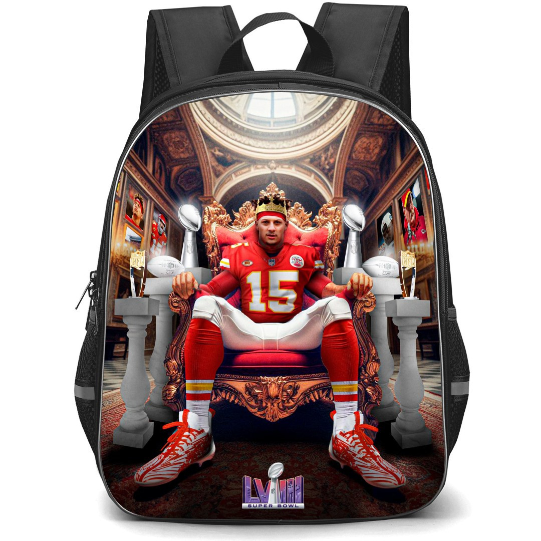NFL Kansas City Chiefs Backpack StudentPack - Kansas City Chiefs King Patrick Sitting On Throne Poster