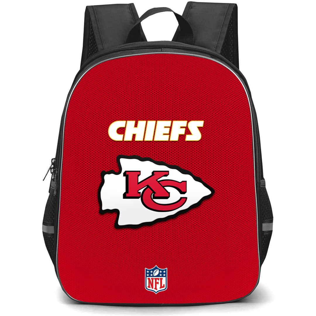 NFL Kansas City Chiefs Backpack StudentPack - Team Logo On Red Background
