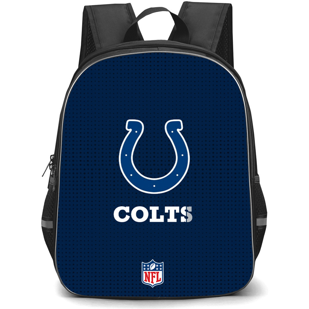NFL Indianapolis Colts Backpack StudentPack - Team Logo On Blue Background