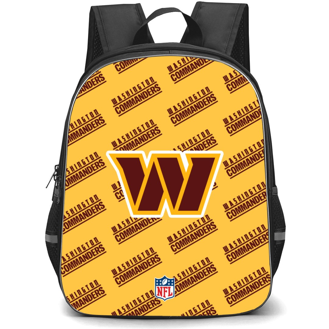 NFL Washington Commanders Backpack StudentPack - Washington Commanders Medley Monogram Wordmark