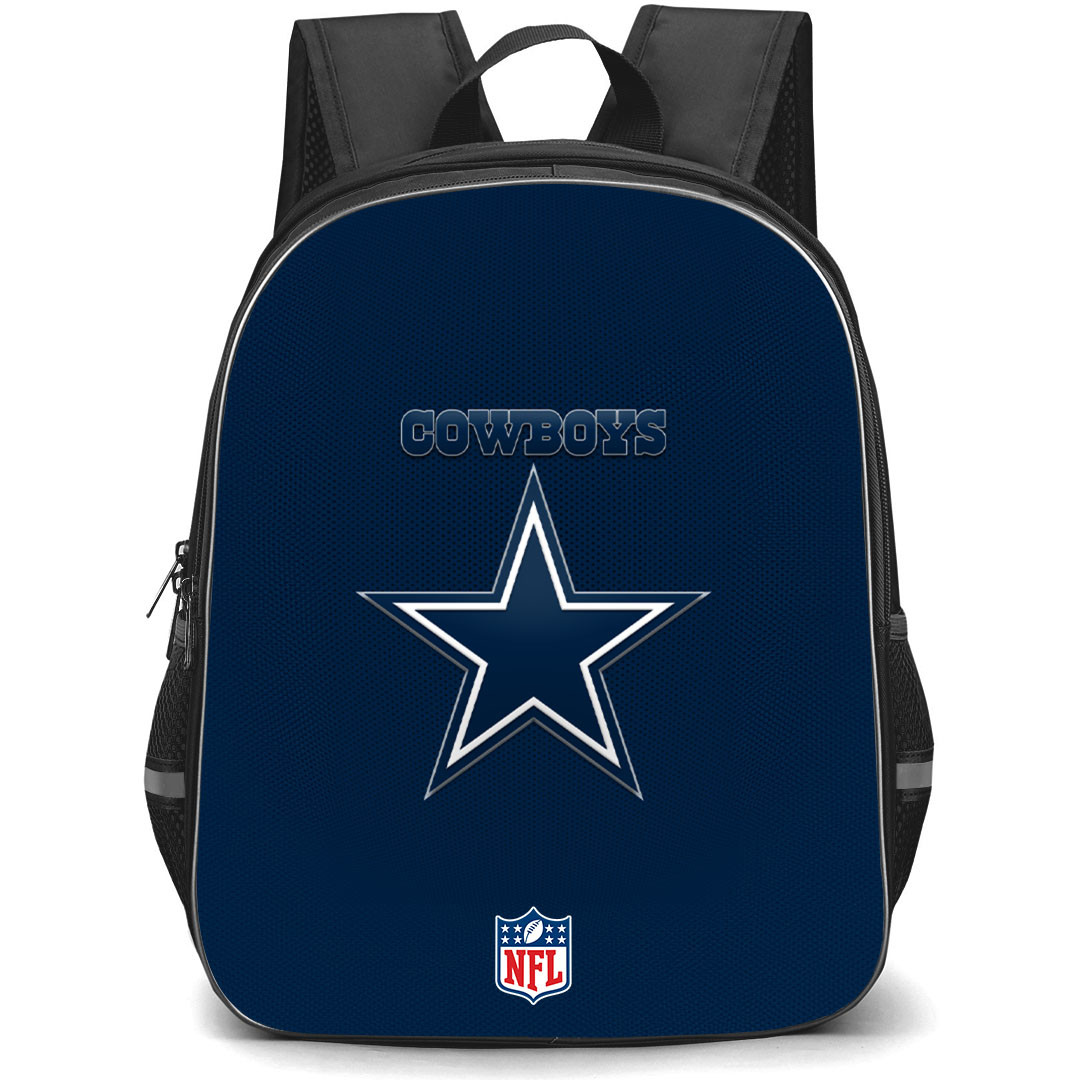 NFL Dallas Cowboys Backpack StudentPack - Team Logo On Blue Background