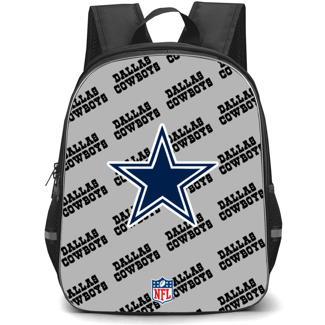 NFL Dallas Cowboys Backpack StudentPack - Dallas Cowboys Medley Monogram Wordmark