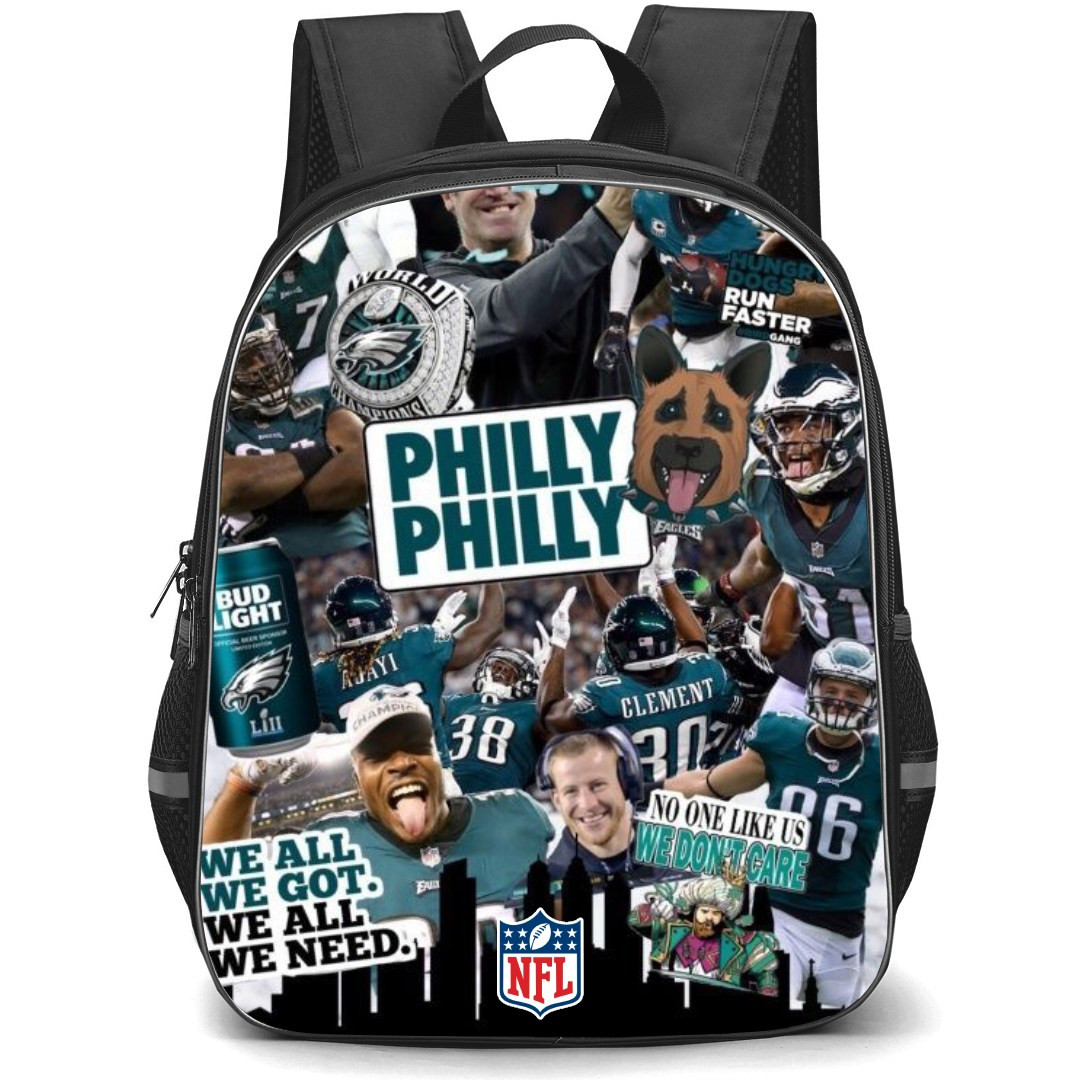 NFL Philadelphia Eagles Backpack StudentPack - Philadelphia Eagles Philly Philly Collage Poster
