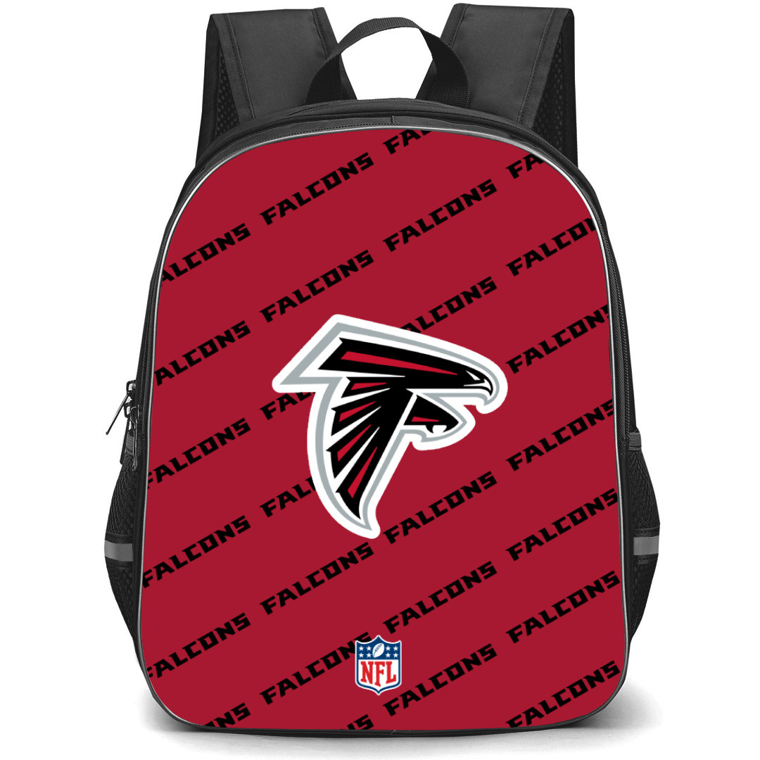 NFL Atlanta Falcons Backpack StudentPack - Atlanta Falcons Medley Monogram Wordmark