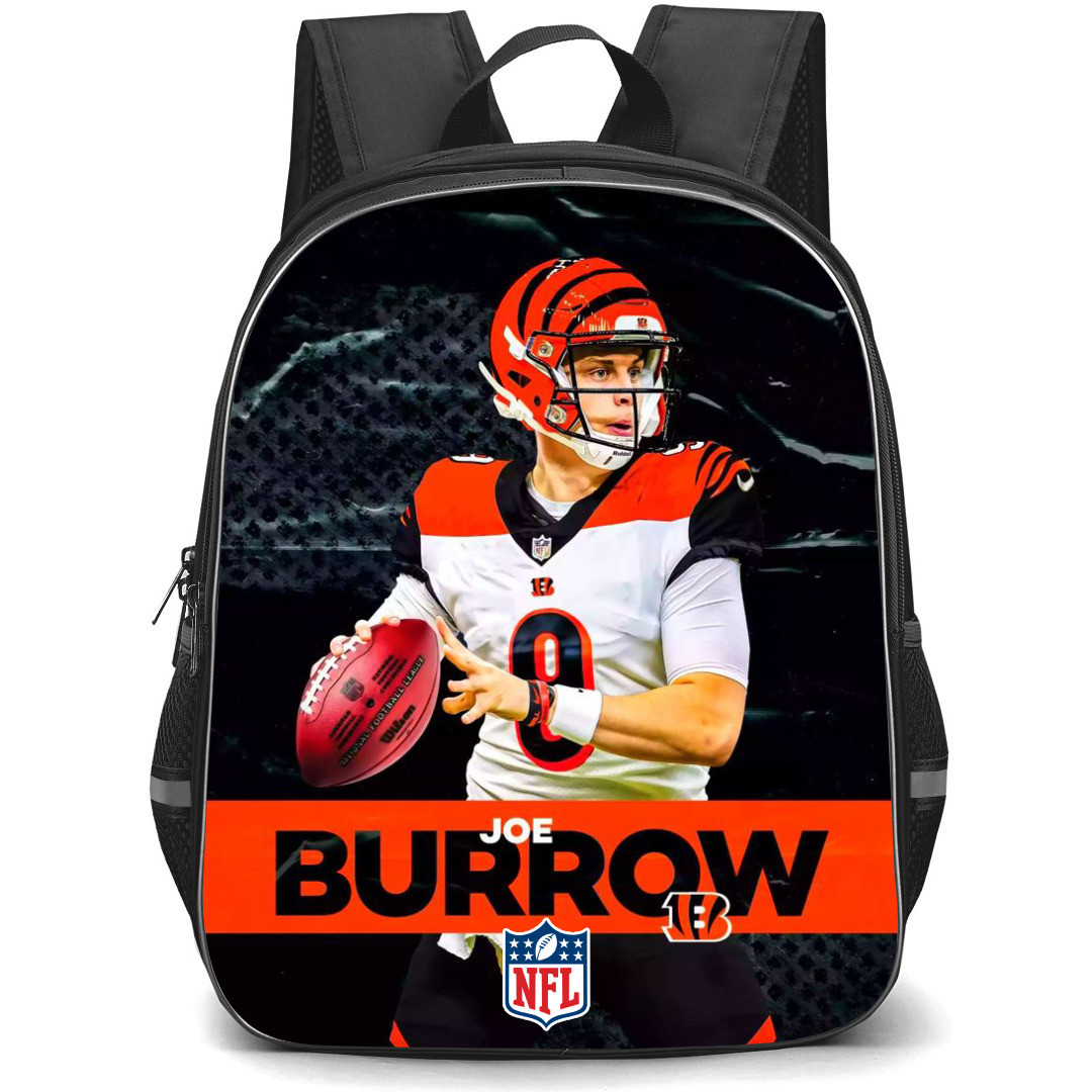 NFL Joe Burrow Backpack StudentPack - Joe Burrow Cincinnati Bengals Candid On White Background