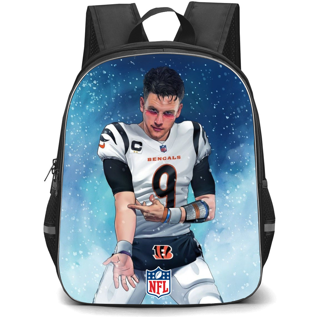 NFL Joe Burrow Backpack StudentPack - Joe Burrow GOAT Illustration Poster