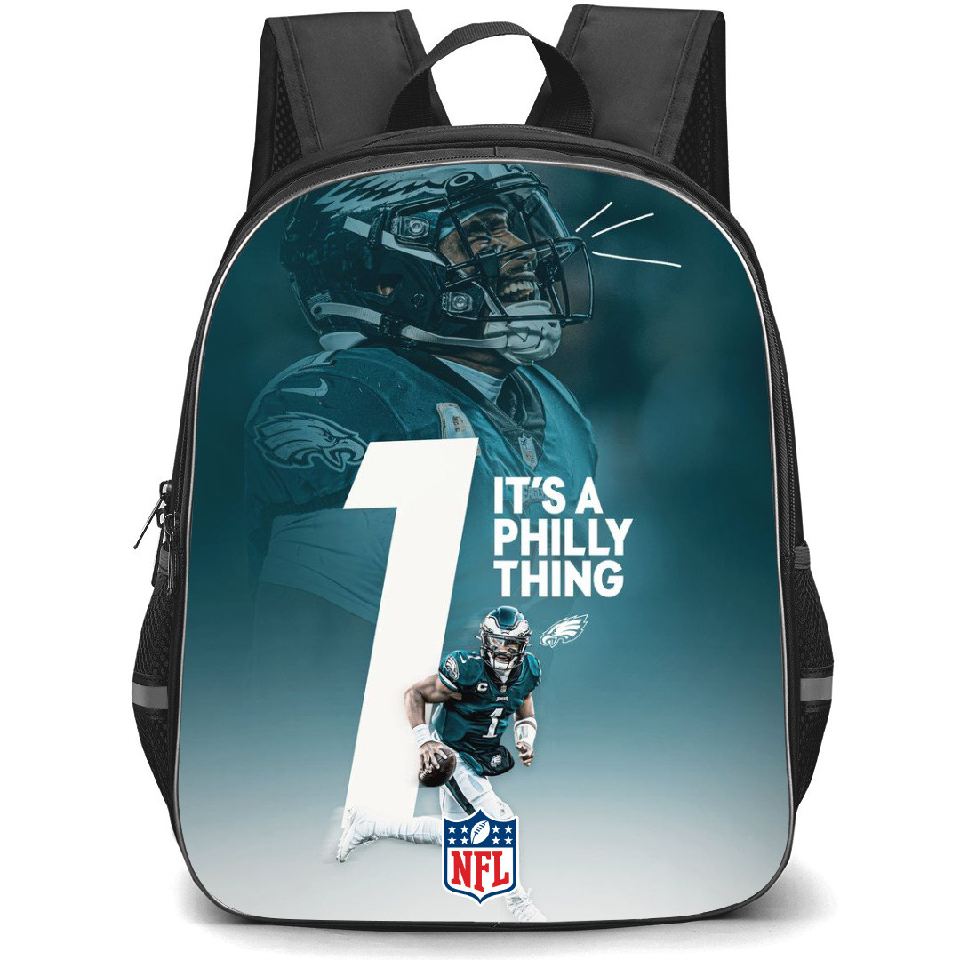 NFL Jalen Hurts Backpack StudentPack - Jalen Hurts 1 Philadelphia Eagles Its A Philly Thing Poster