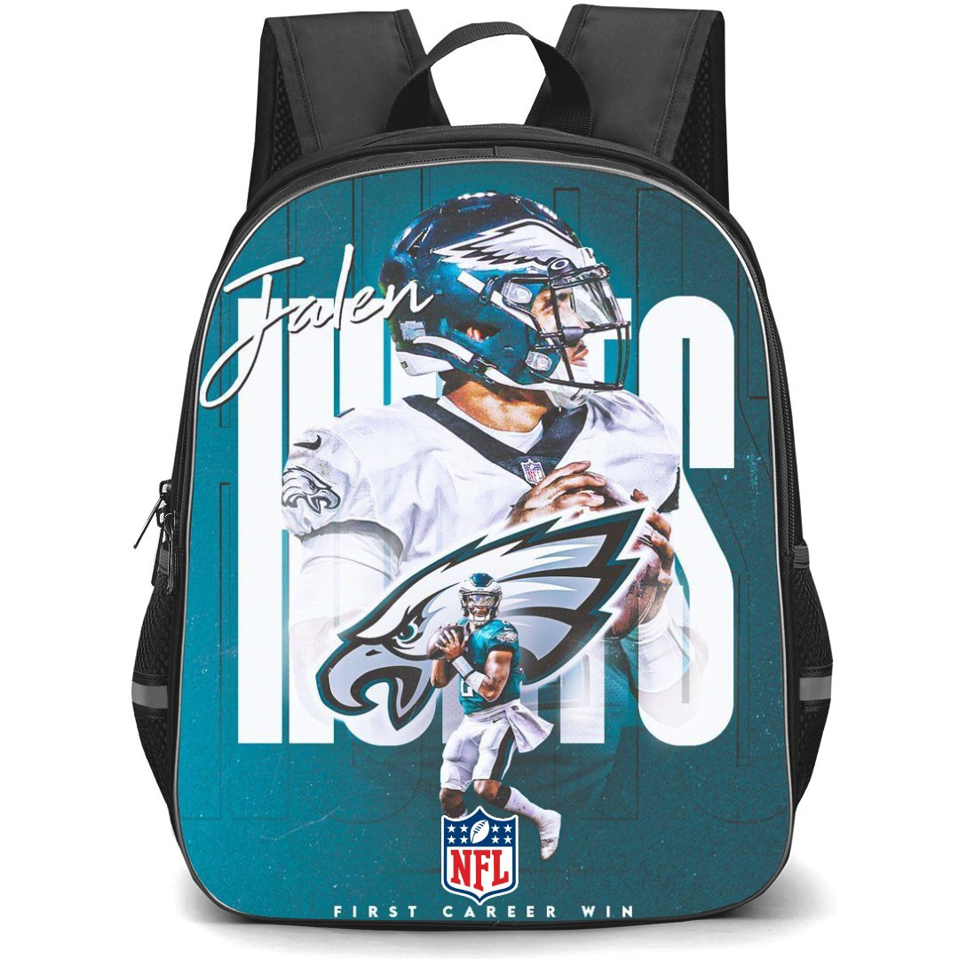 NFL Jalen Hurts Backpack StudentPack - Jalen Hurts Philadelphia Eagles First Career Win Poster