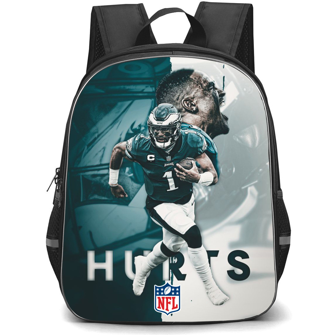 NFL Jalen Hurts Backpack StudentPack - Jalen Hurts Philadelphia Eagles Football Graphic Poster