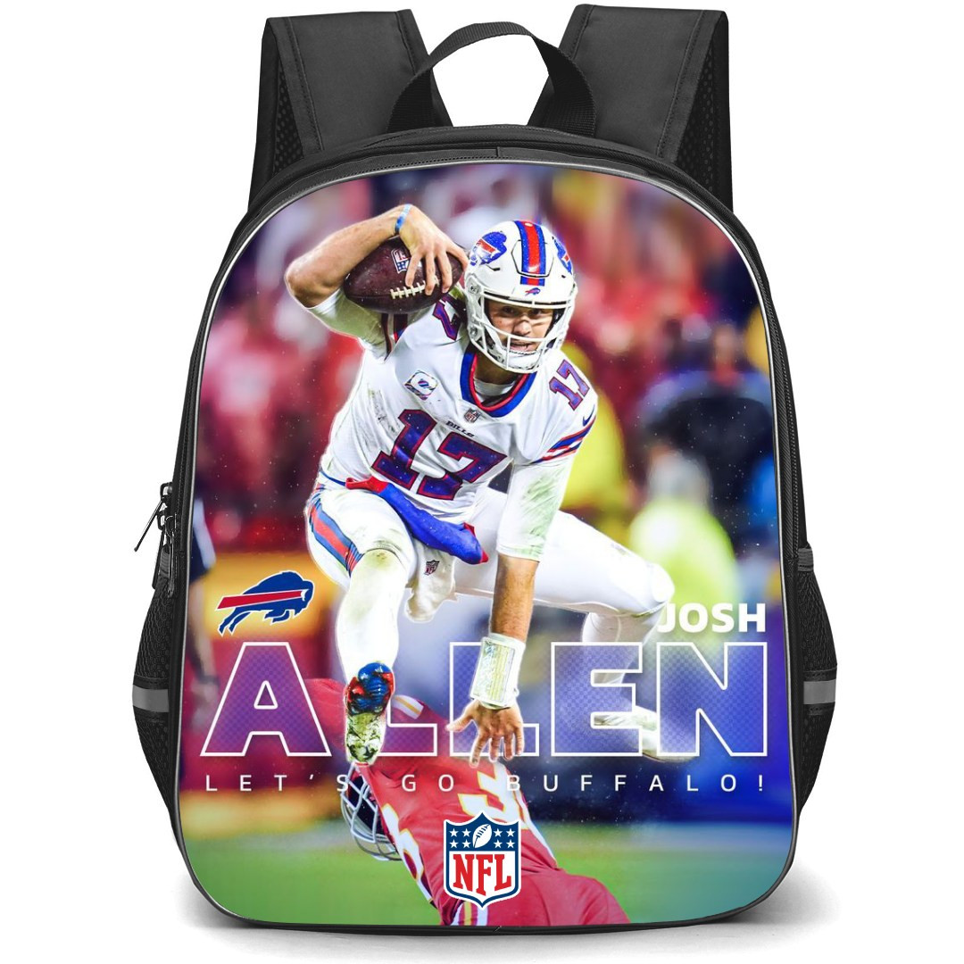 NFL Josh Allen Backpack StudentPack - Josh Allen Buffalo Bills National Football League Poster