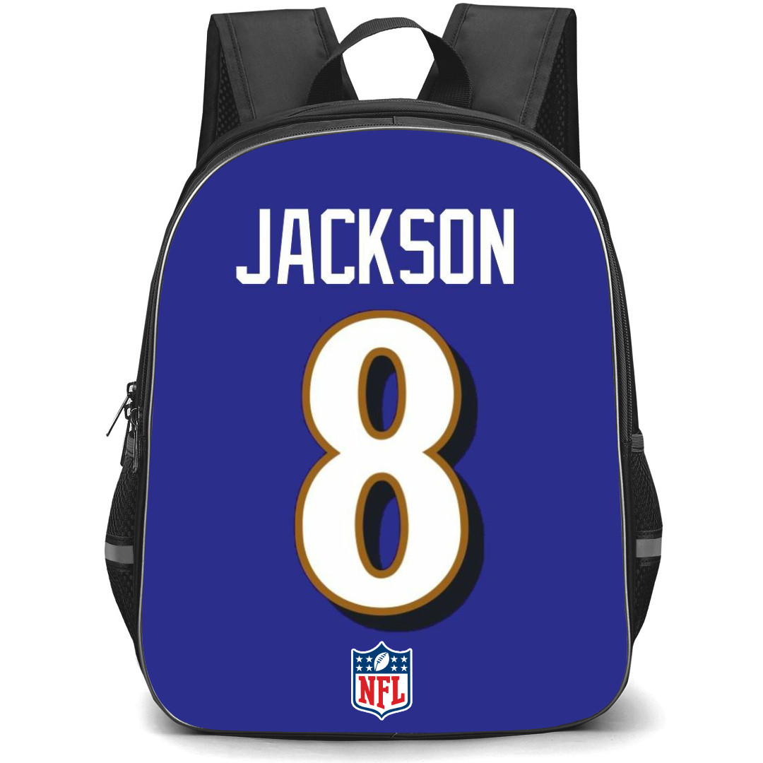 NFL Lamar Jackson Backpack StudentPack - Lamar Jackson Baltimore Ravens 8 Jersey Poster