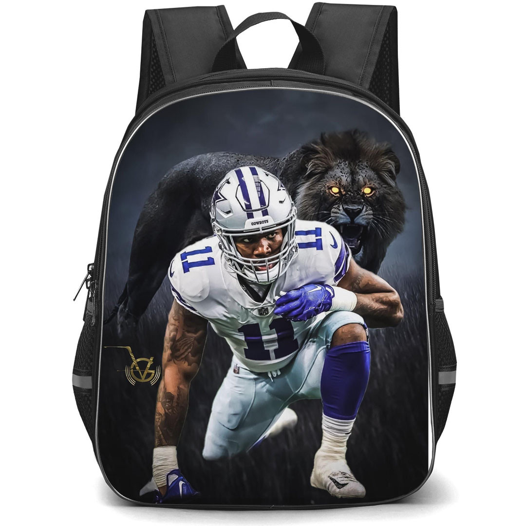NFL Micah Parsons Backpack StudentPack - Micah Parsons 11 Dallas Cowboys The Lion Poster