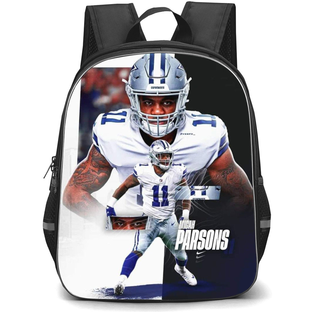 NFL Micah Parsons Backpack StudentPack - Micah Parsons 11 Dallas Cowboys Portrait Poster