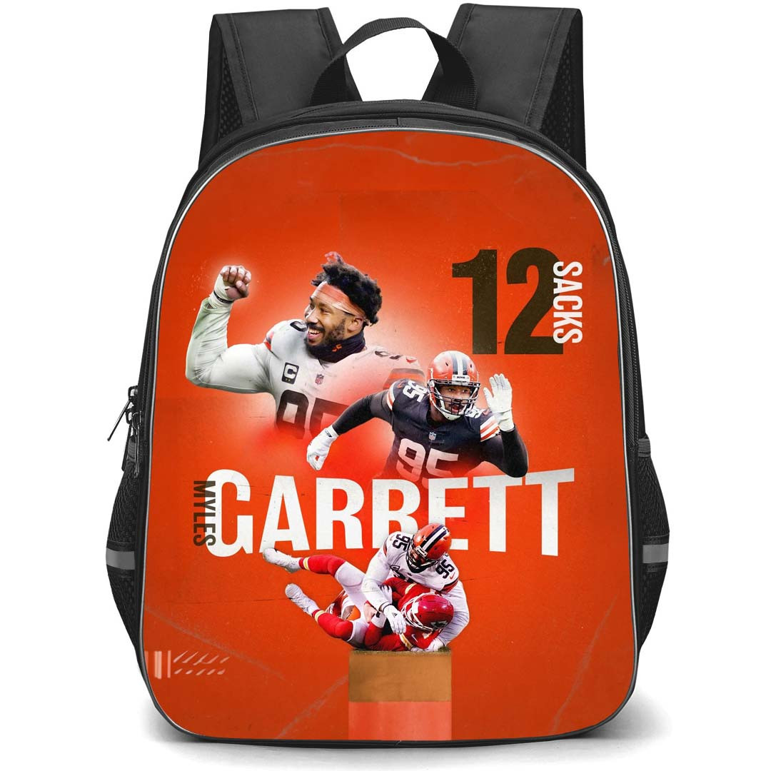 NFL Myles Garrett Backpack StudentPack - Myles Garrett 95 Cleveland Browns Fox Sport Poster