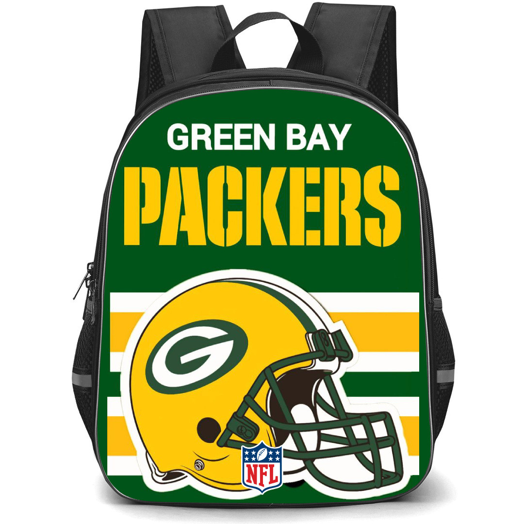 NFL Green Bay Packers Backpack StudentPack - Green Bay Packers 90s Vintage Green Poster