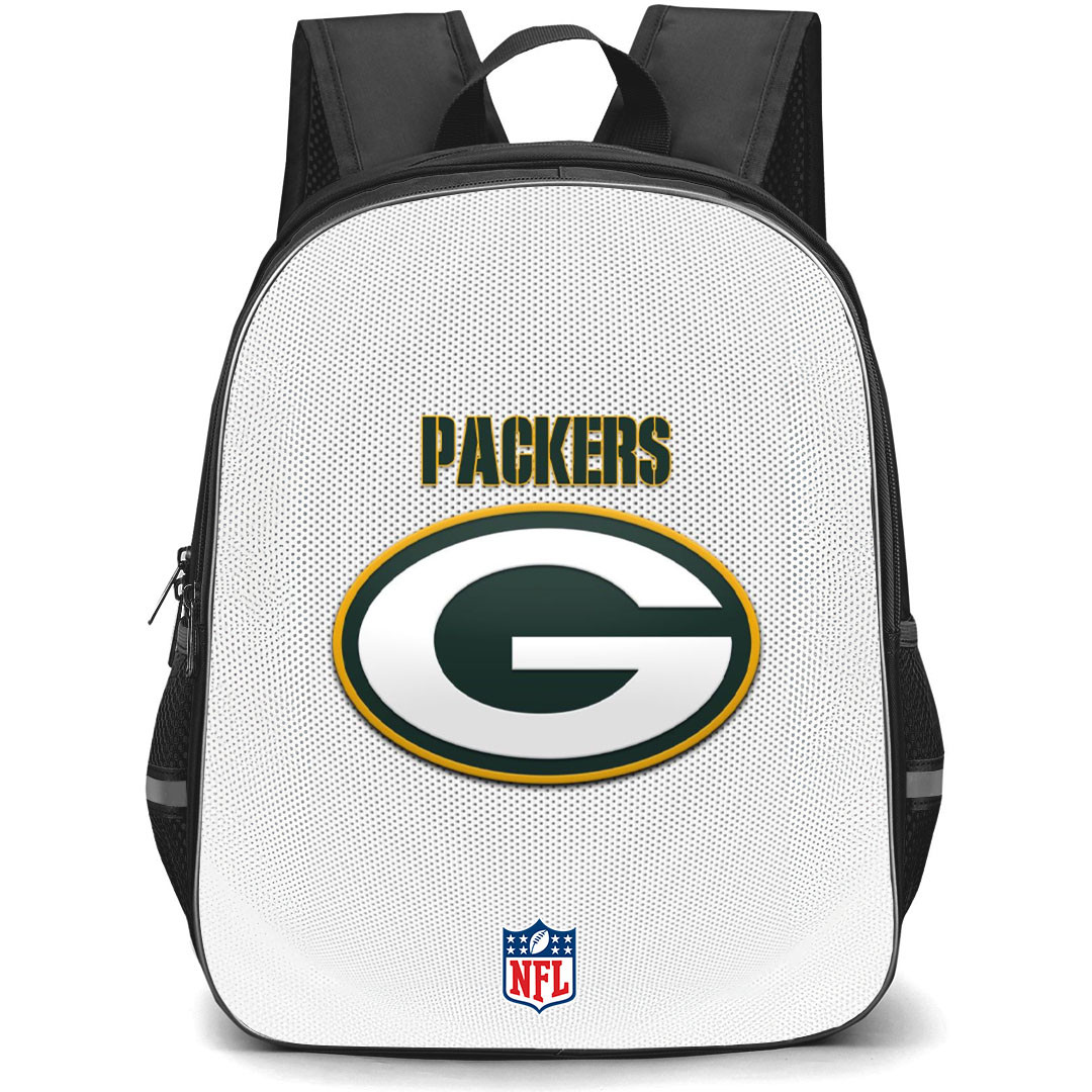 NFL Green Bay Packers Backpack StudentPack - Team Logo On White Background