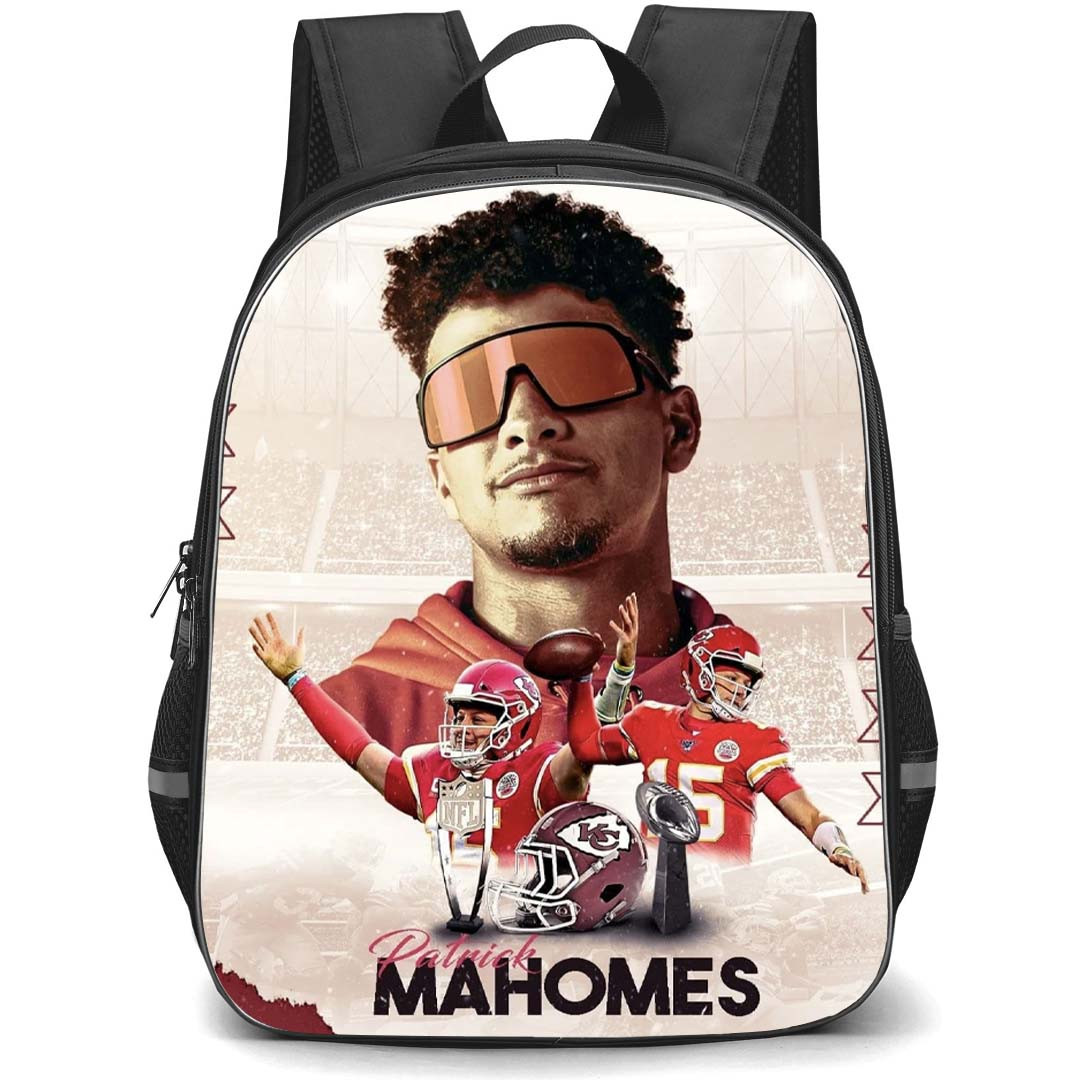 NFL Patrick Mahomes Backpack StudentPack - Patrick Mahomes Kansas City Chiefs Wearing Sunglass Portrait