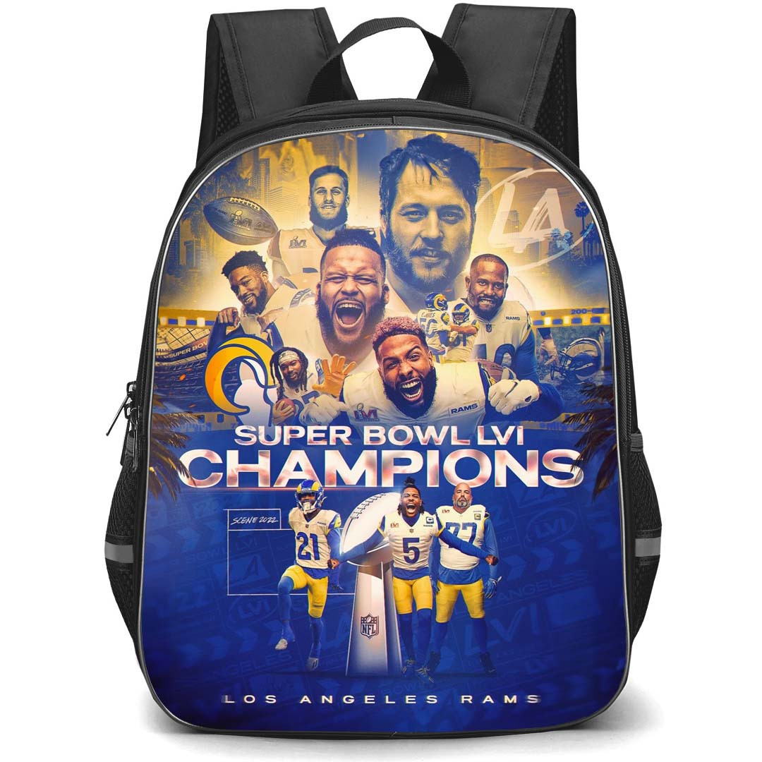 NFL Los Angeles Rams Backpack StudentPack - NFL Los Angeles Rams 2022 Super Bowl Champions