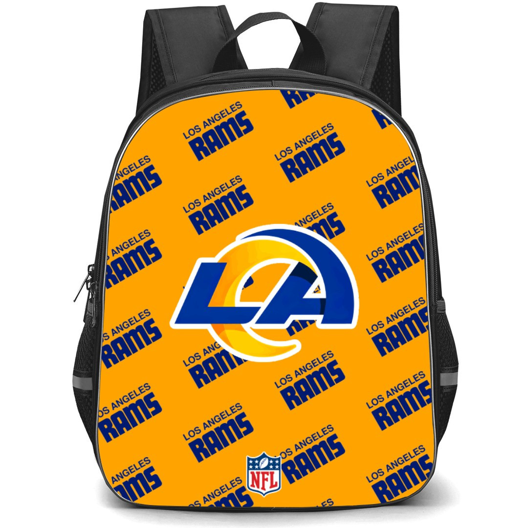 NFL Los Angeles Rams Backpack StudentPack - Los Angeles Rams Medley Monogram Wordmark