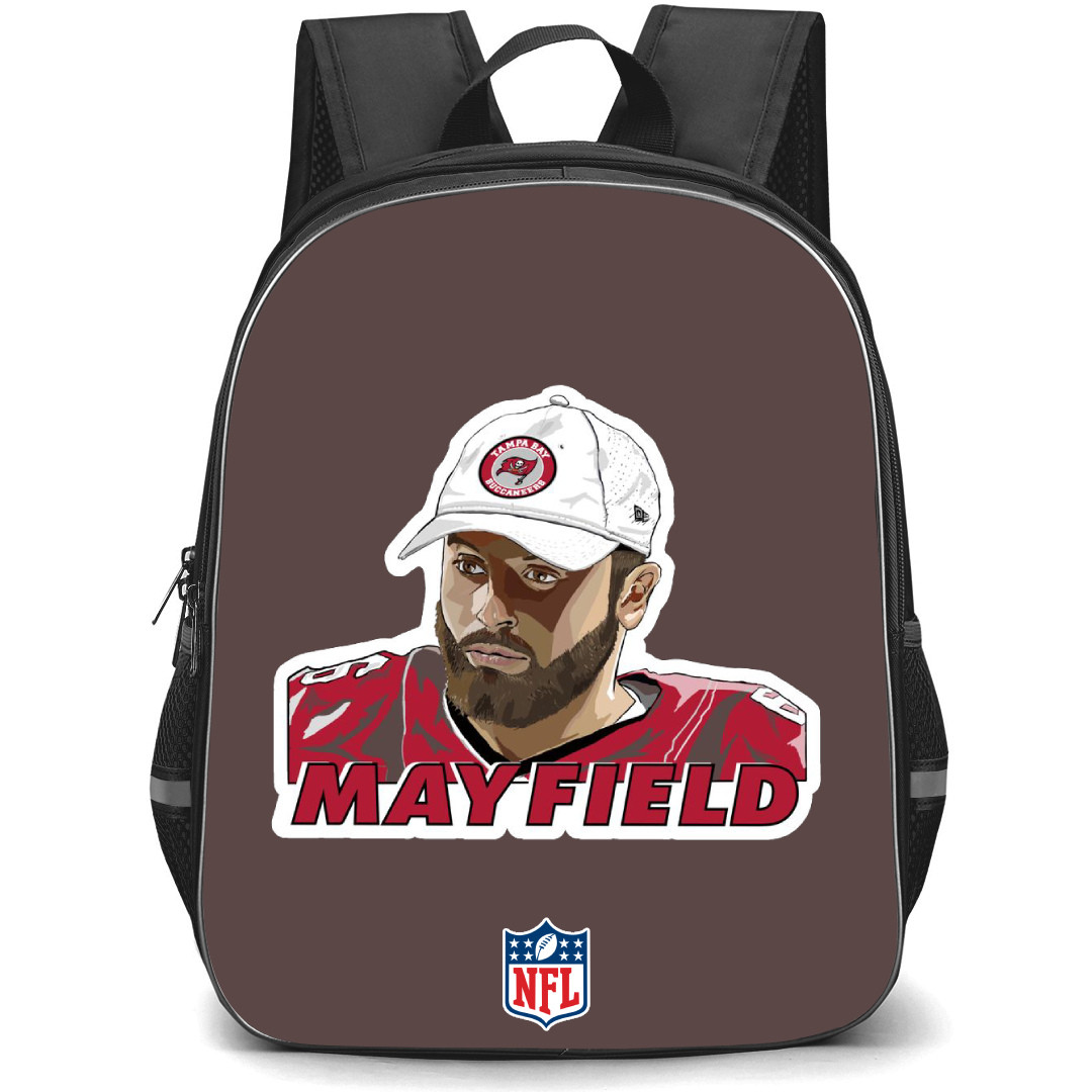 NFL Baker Mayfield Backpack StudentPack - Baker Mayfield Die Cut Sticker