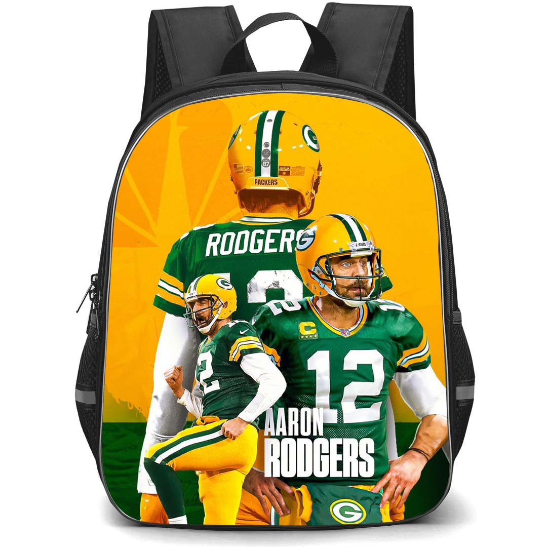NFL Aaron Rodgers Backpack StudentPack - Aaron Rodgers Green Bay Packers 12 Candid Photo