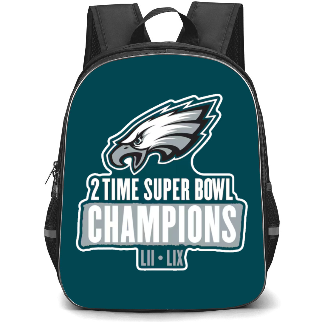 NFL Super Bowl 2025 Backpack StudentPack - Super Bowl 2025 Philadelphia Eagles 2 Times Champions