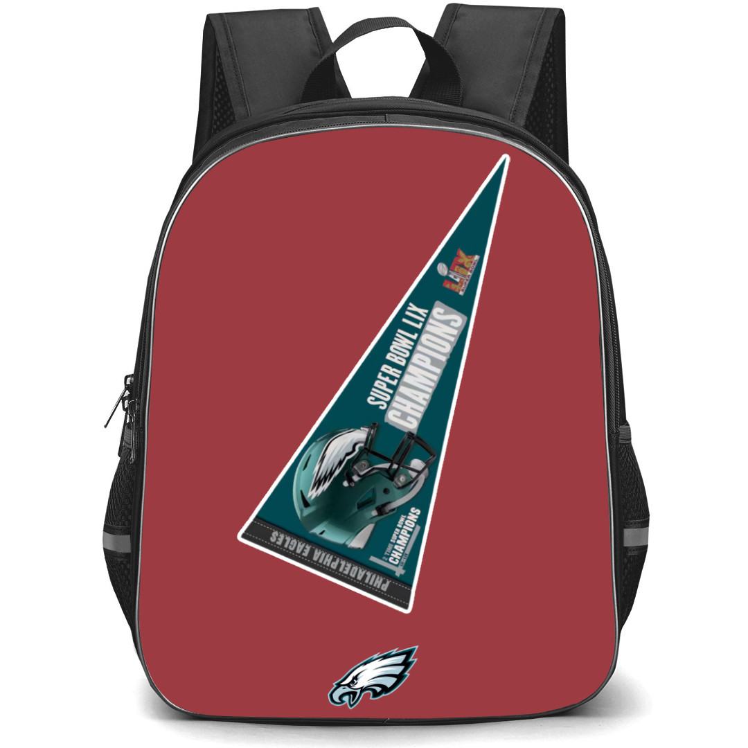 NFL Super Bowl 2025 Backpack StudentPack - Super Bowl 2025 Philadelphia Eagles Champions Flag