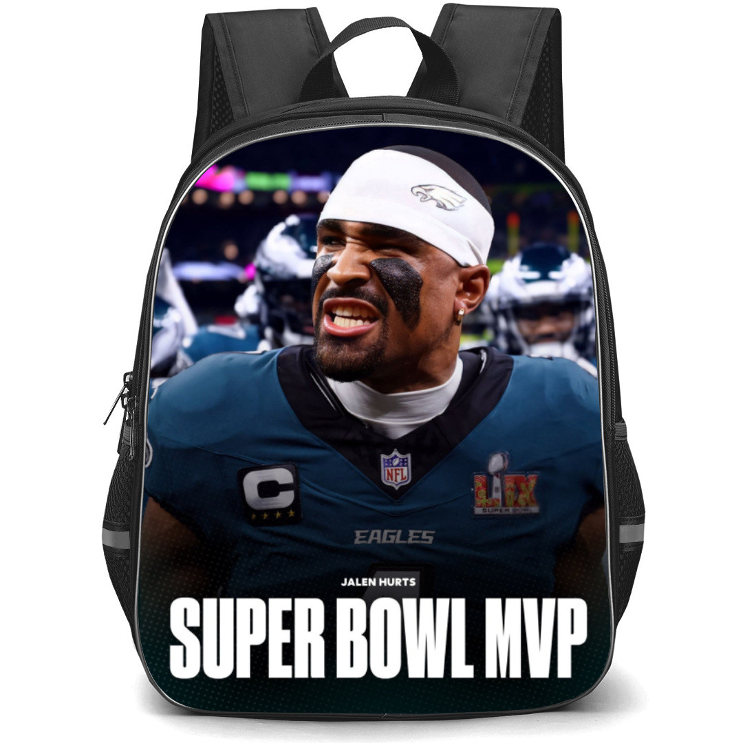 NFL Super Bowl 2025 Jalen Hurts Backpack StudentPack - Super Bowl 2025 Jalen Hurts MVP Portrat