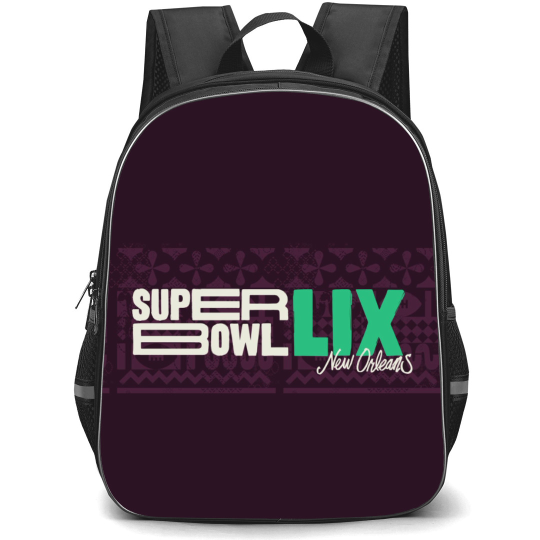 NFL Super Bowl 2025 Backpack StudentPack - Super Bowl 2025 Purple Banner