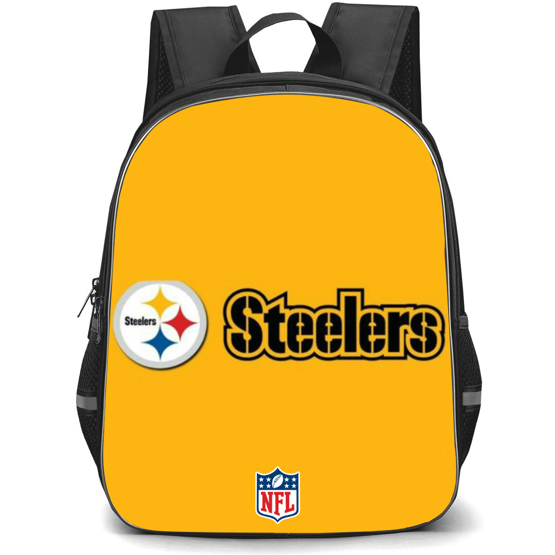 NFL Pittsburgh Steelers Backpack StudentPack - Pittsburgh Steelers Logo On Yellow Background