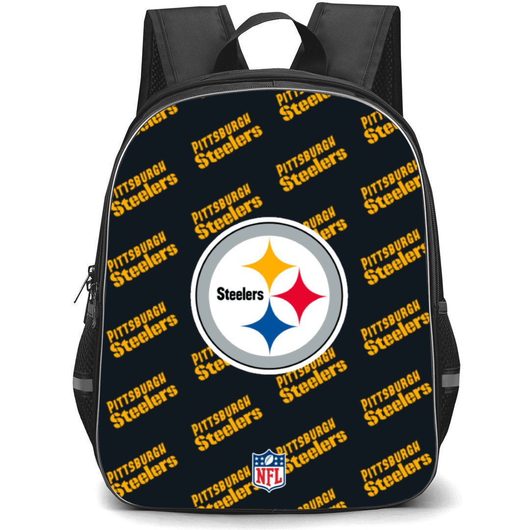 NFL Pittsburgh Steelers Backpack StudentPack - Pittsburgh Steelers Medley Monogram Wordmark