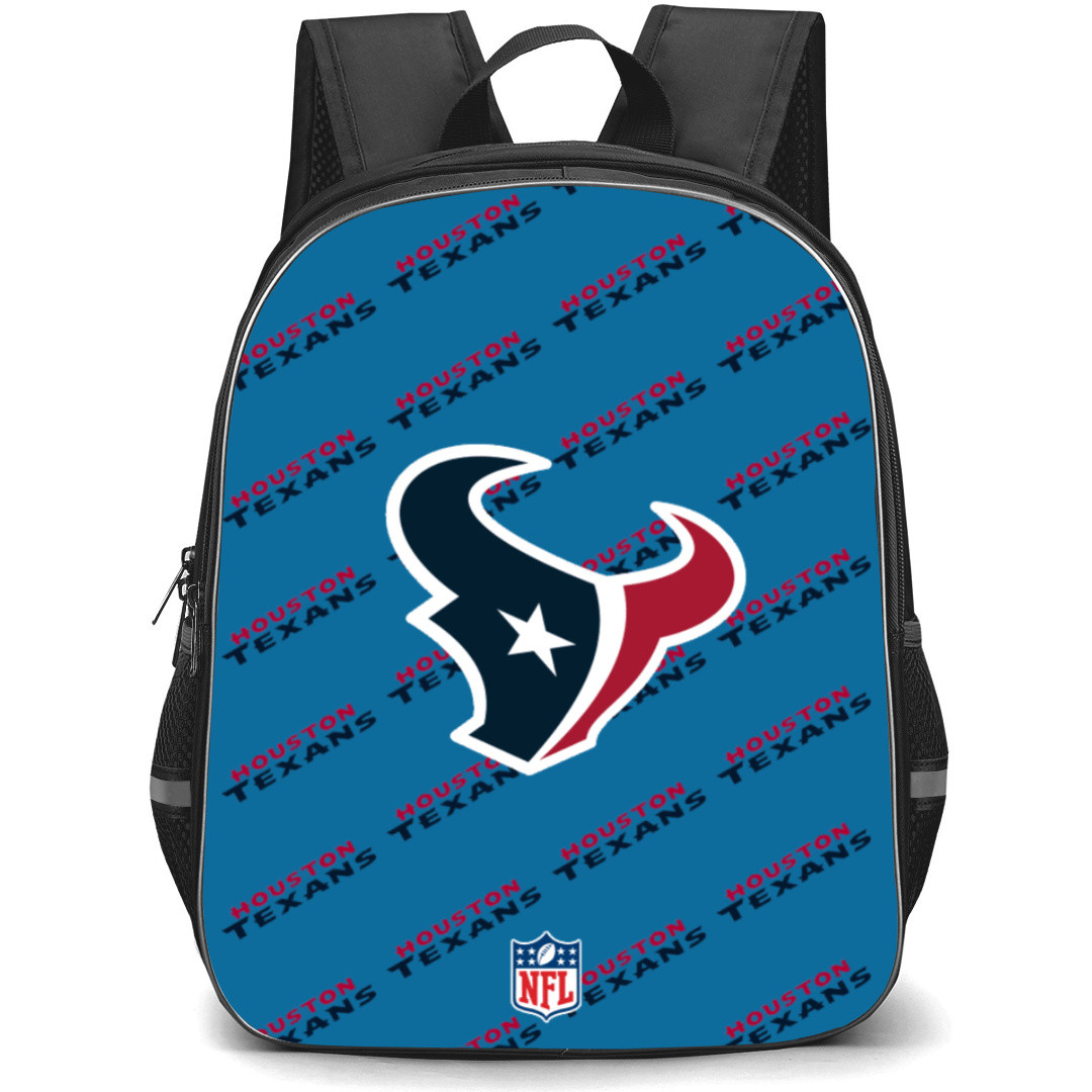 NFL Houston Texans Backpack StudentPack - Houston Texans Medley Monogram Wordmark