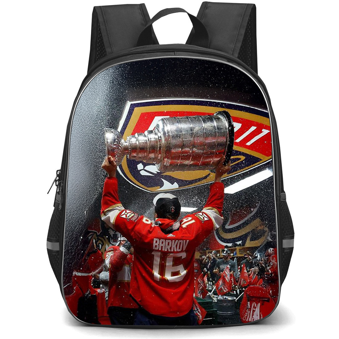 NHL Aleksander Barkov Backpack School Bag StudentPack - Florida Panthers Aleksander Barkov Back Hold Up Torphy