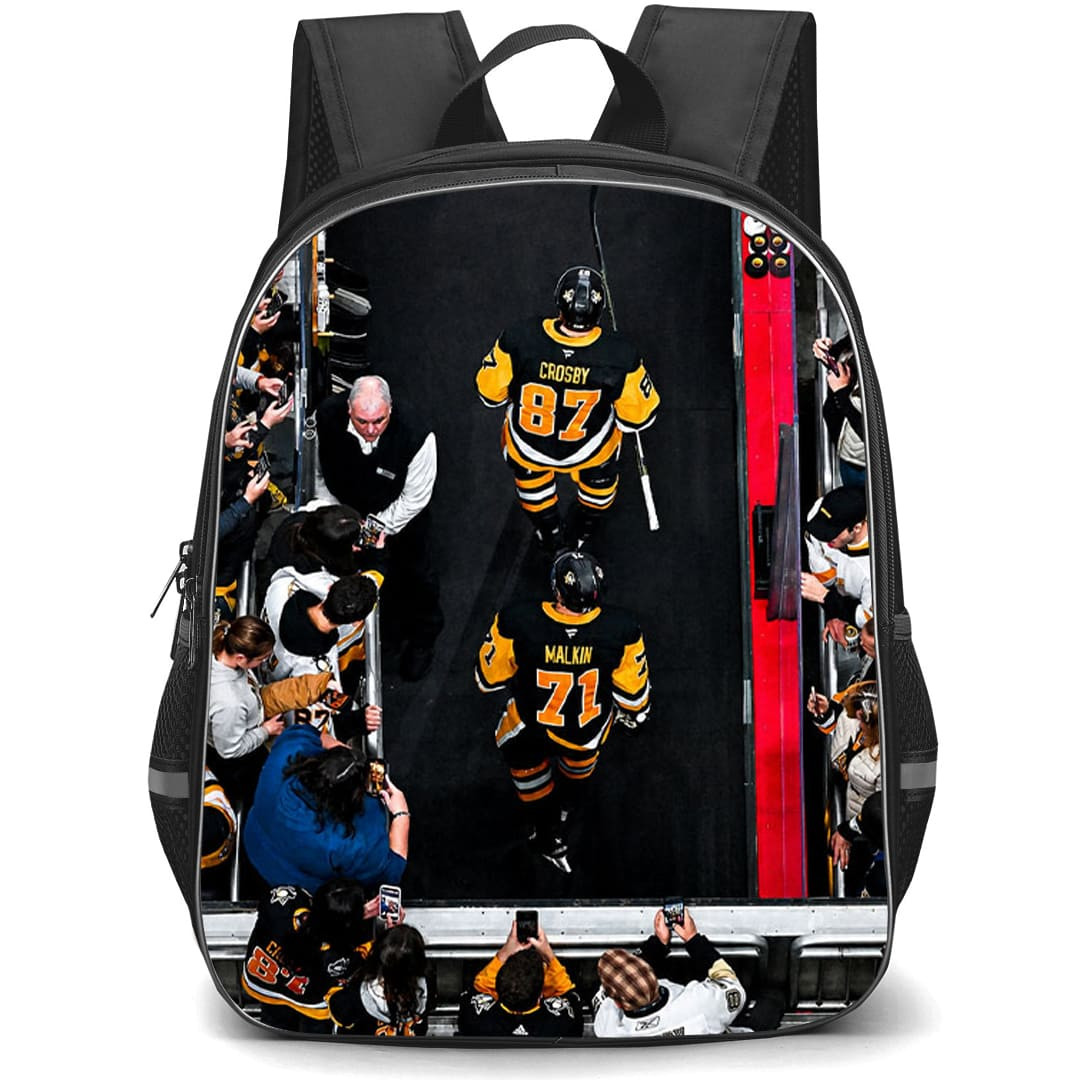 NHL Sidney Crosby Backpack School Bag StudentPack - Sidney Crosby Pittsburgh Penguins Tunnel Walk Poster