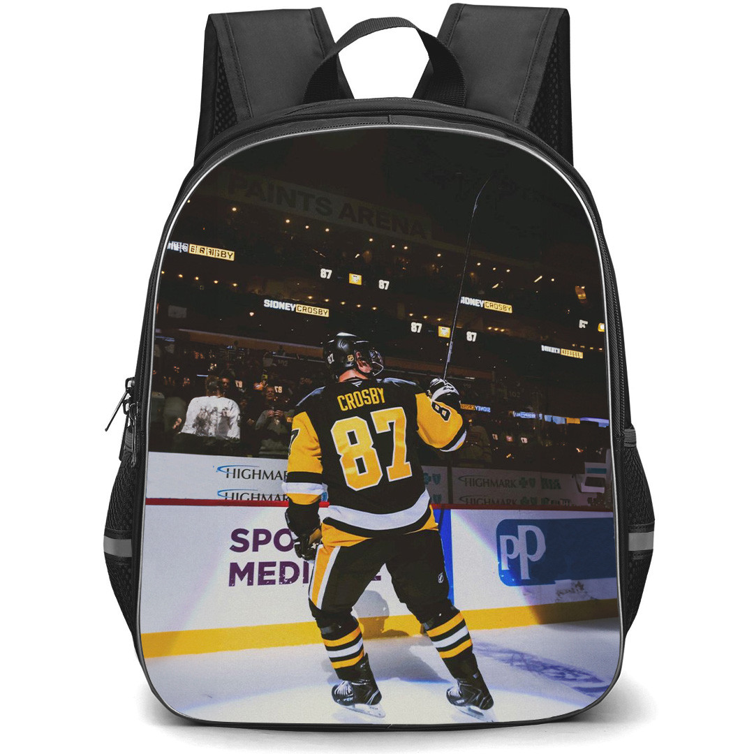 NHL Sidney Crosby Backpack School Bag StudentPack - Sidney Crosby Pittsburgh Penguins Victory Salute Poster