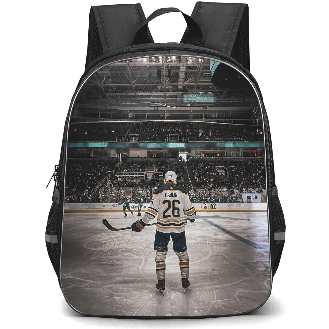 NHL Rasmus Dahlin Backpack School Bag StudentPack - Rasmus Dahlin 26 Buffalo Sabres Standing Back Poster