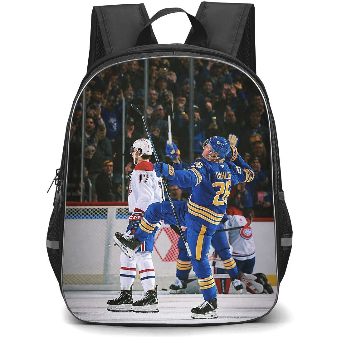 NHL Rasmus Dahlin Backpack School Bag StudentPack - Rasmus Dahlin Buffalo Sabres Victory Moment Edition Poster