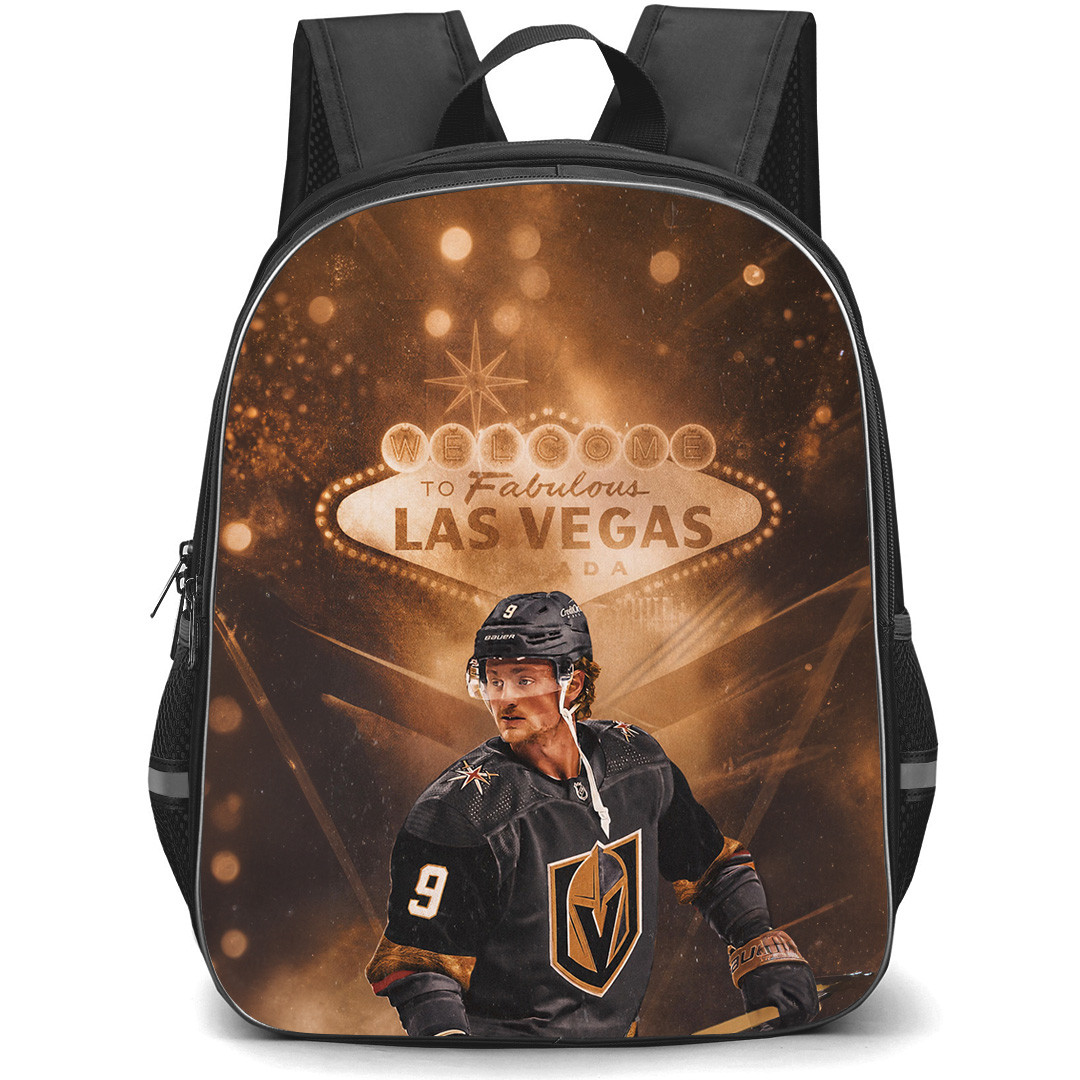 NHL Jack Eichel Backpack School Bag StudentPack - Jack Eichel Vegas Golden Knights Las Vegas Aesthetic Poster