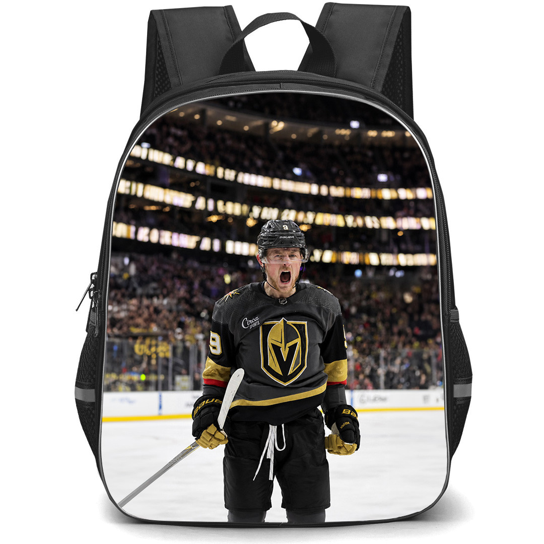 NHL Jack Eichel Backpack School Bag StudentPack - Jack Eichel Vegas Golden Knights Roaring Game Face Poster