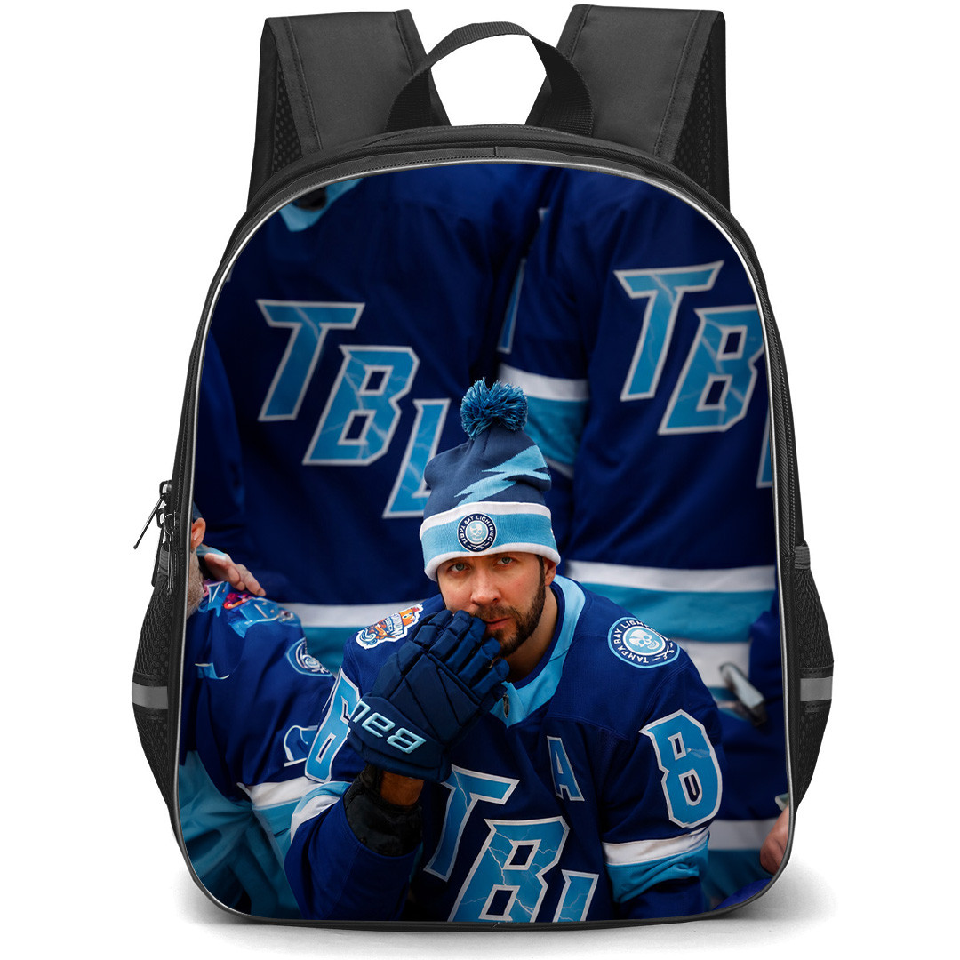 NHL Nikita Kucherov Backpack School Bag StudentPack - Nikita Kucherov Tampa Bay Lightning Winter Classic Portrait Poster