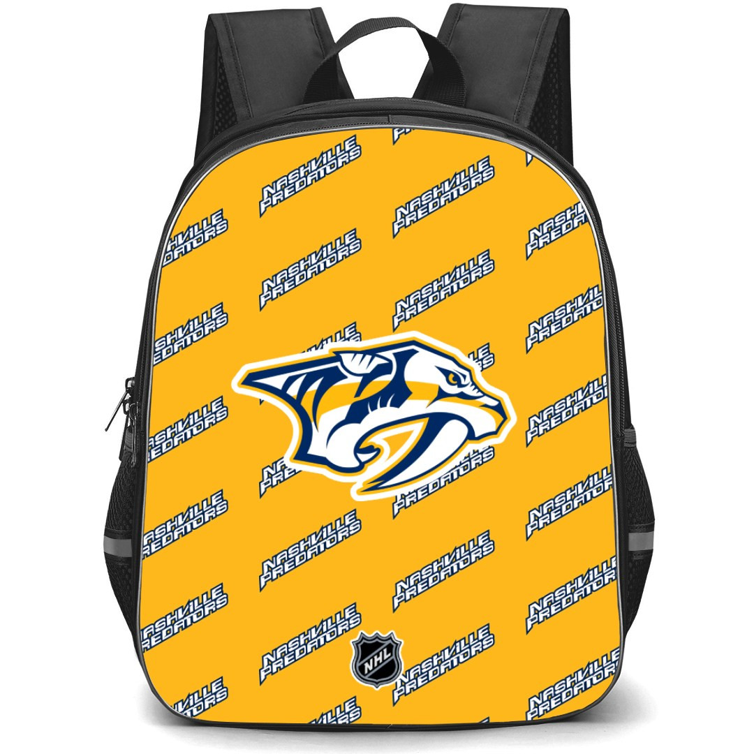 NHL Nashville Predators Backpack StudentPack - Nashville Predators Medley Monogram Wordmark