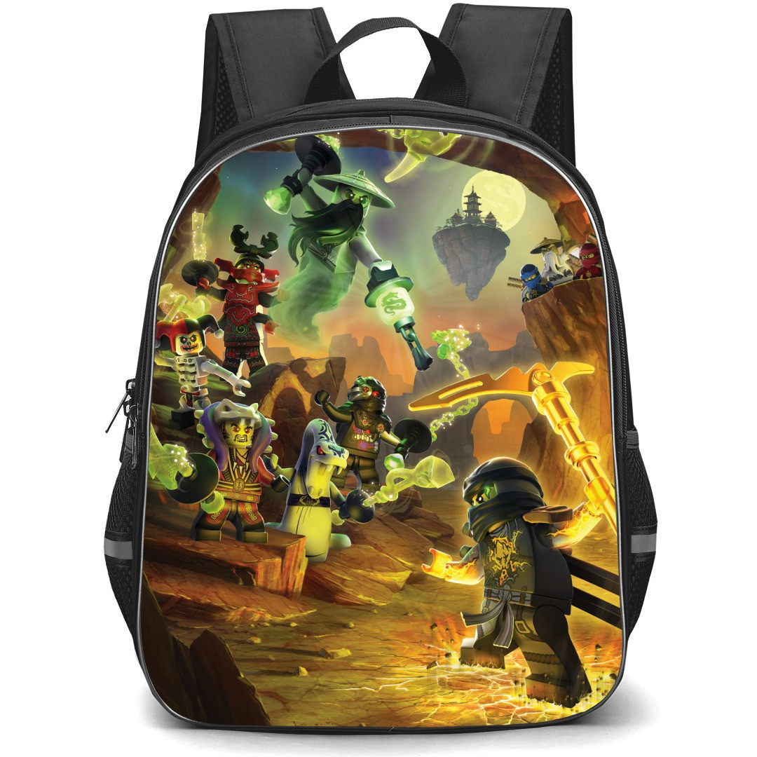 Ninjago School Backpack StudentPack - Characters Fighting Pose