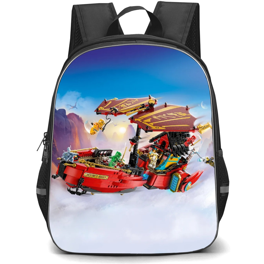 Ninjago School Backpack StudentPack - Characters Riding Destiny's Bounty