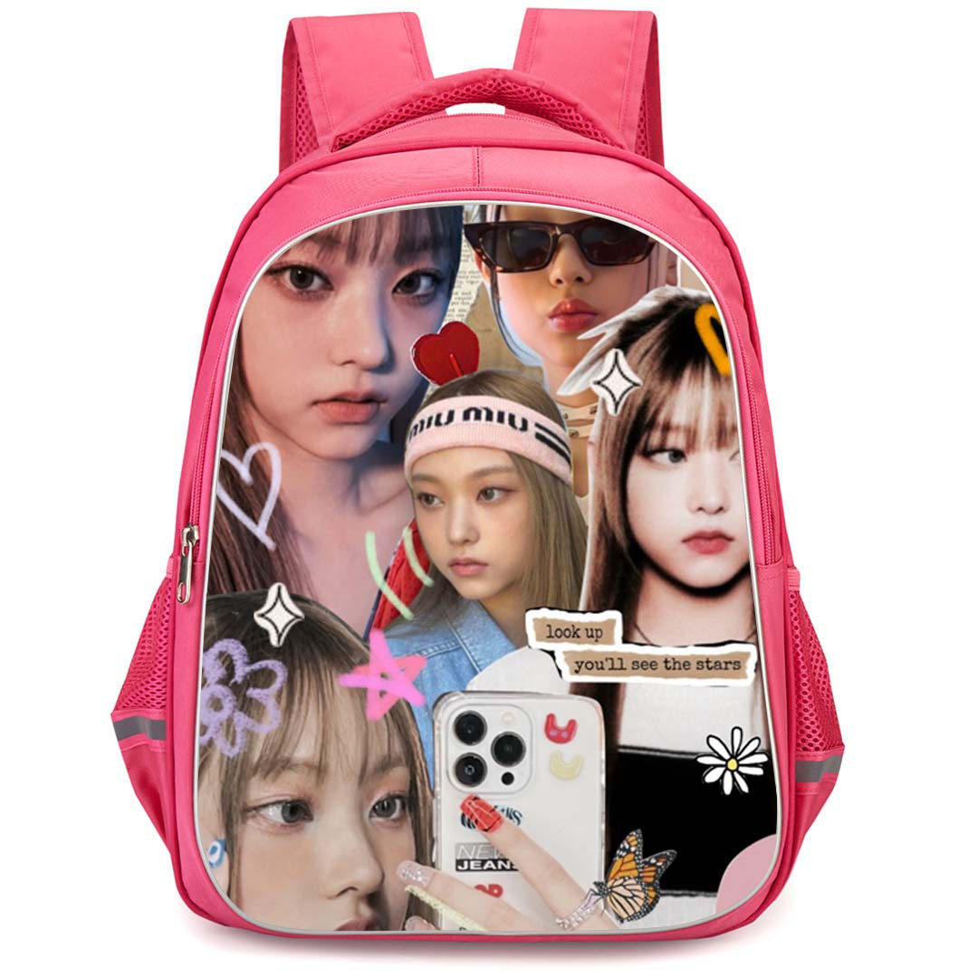 New Jeans Haerin Backpack StudentPack - Haerin Collage