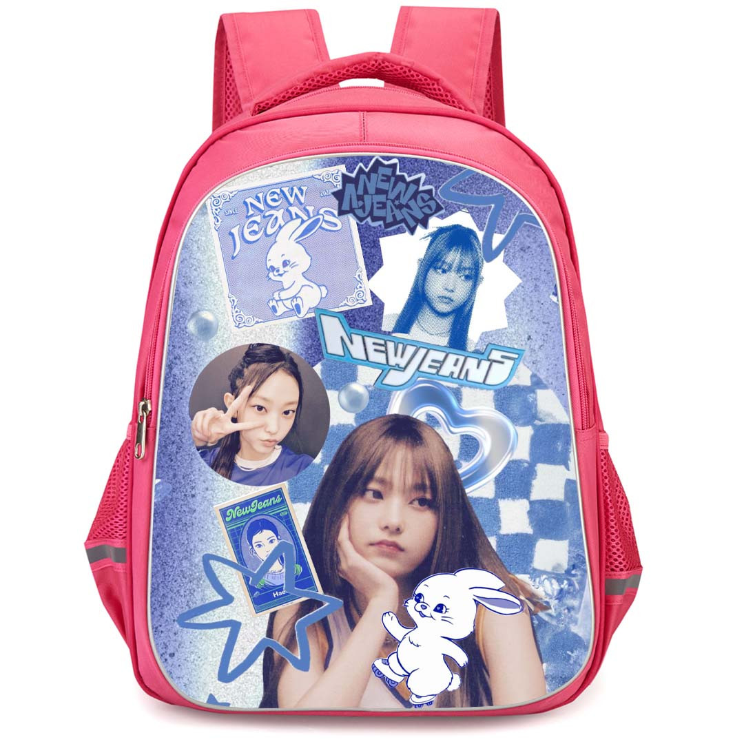 New Jeans Haerin Backpack StudentPack - Haerin Portrait Sticker