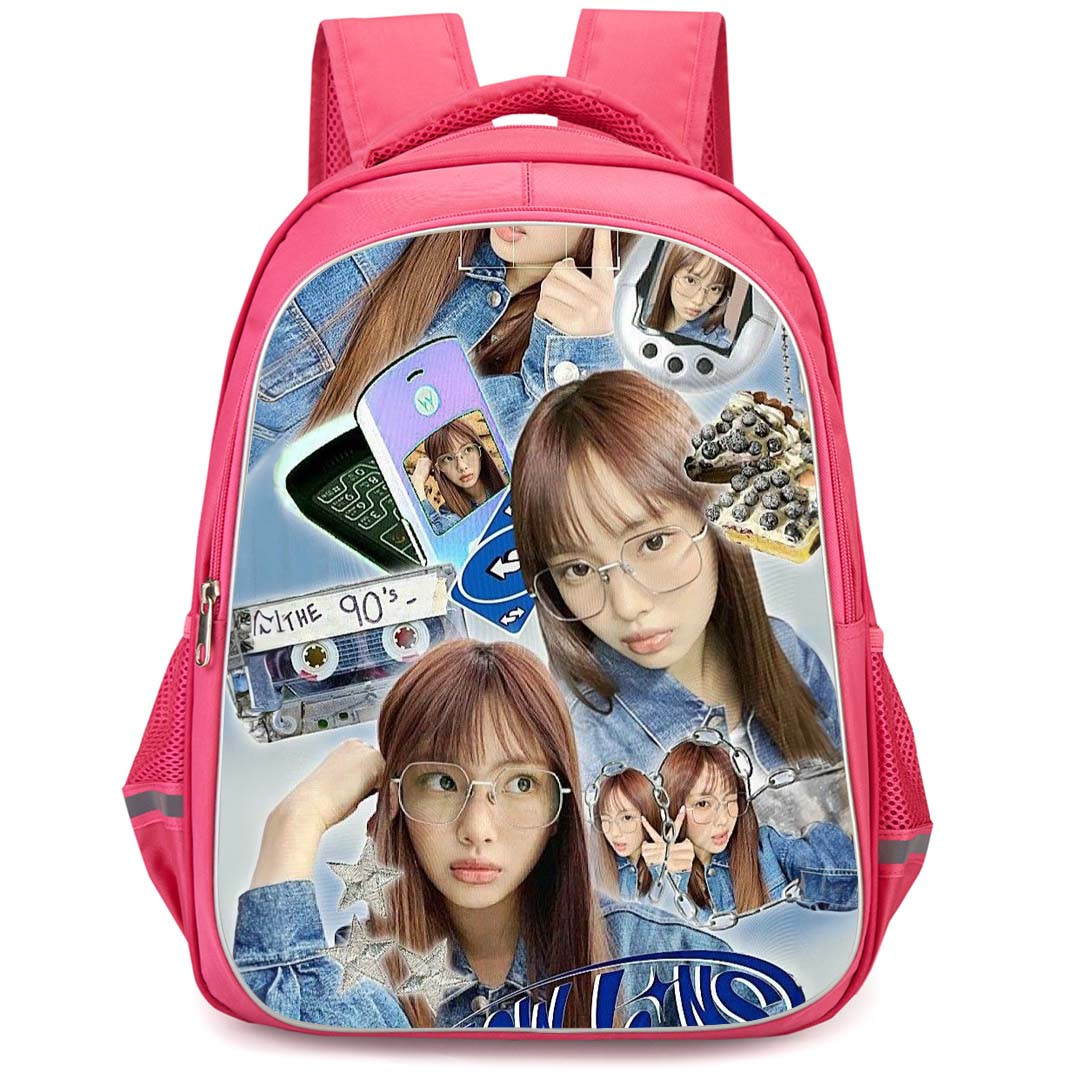 New Jeans Hyein Backpack StudentPack - Hyein The 90s Poster