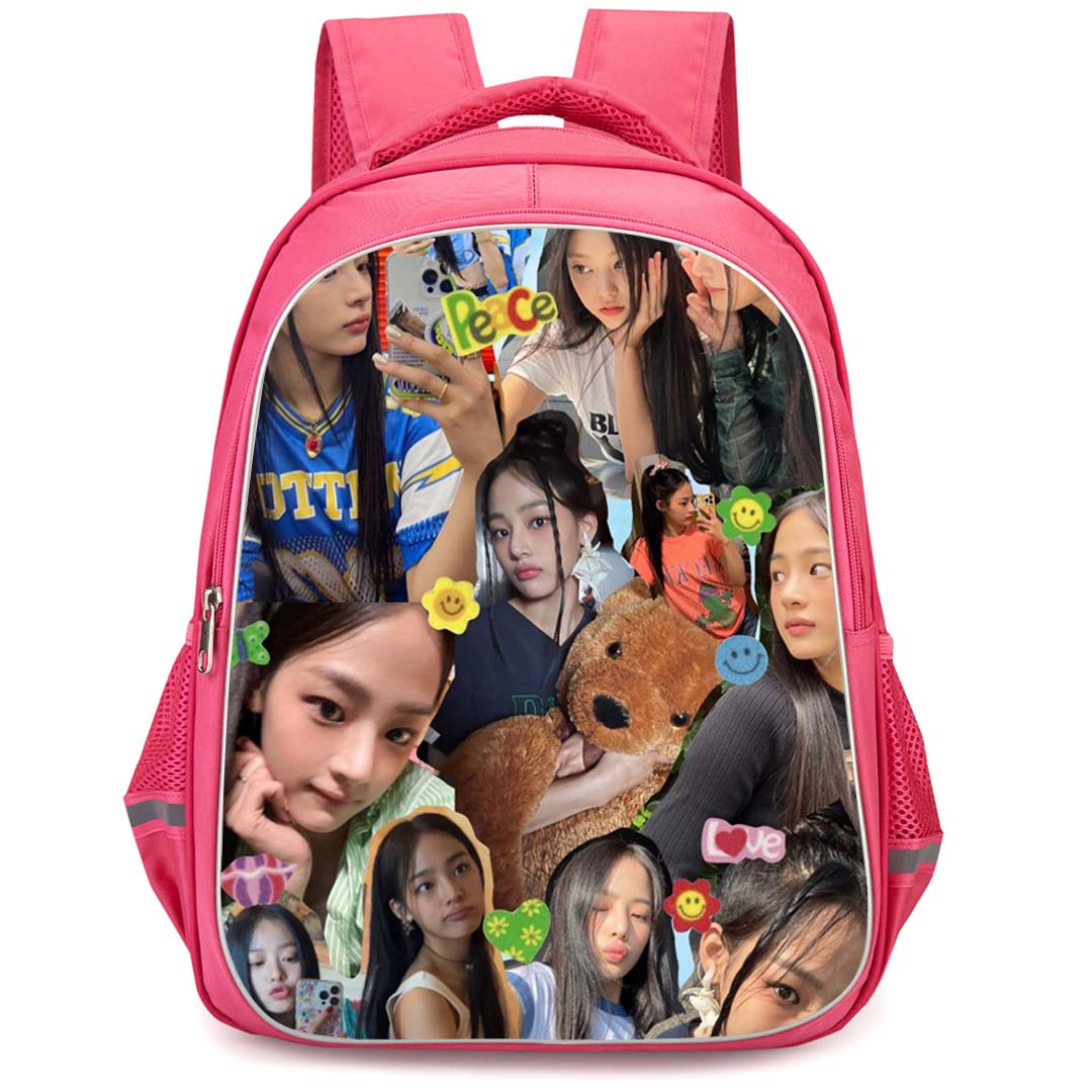 New Jeans Minji Backpack StudentPack - Minji Collage