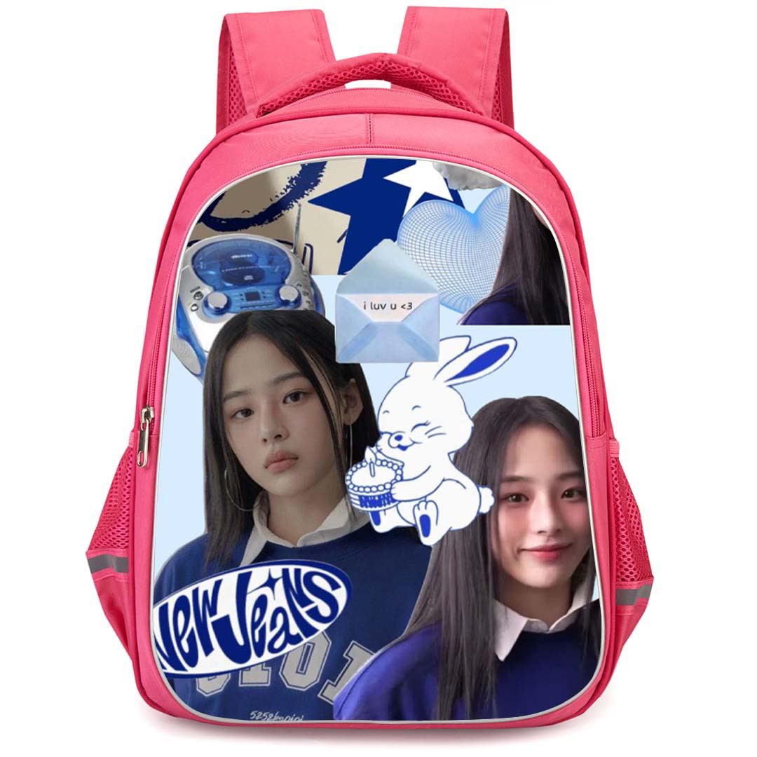 New Jeans Minji Backpack StudentPack - Minji Smiling Portrait Poster