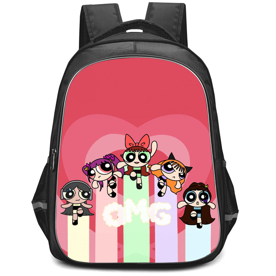 New Jeans Backpack StudentPack - New Jeans Members The Powerpuff Girls Poster
